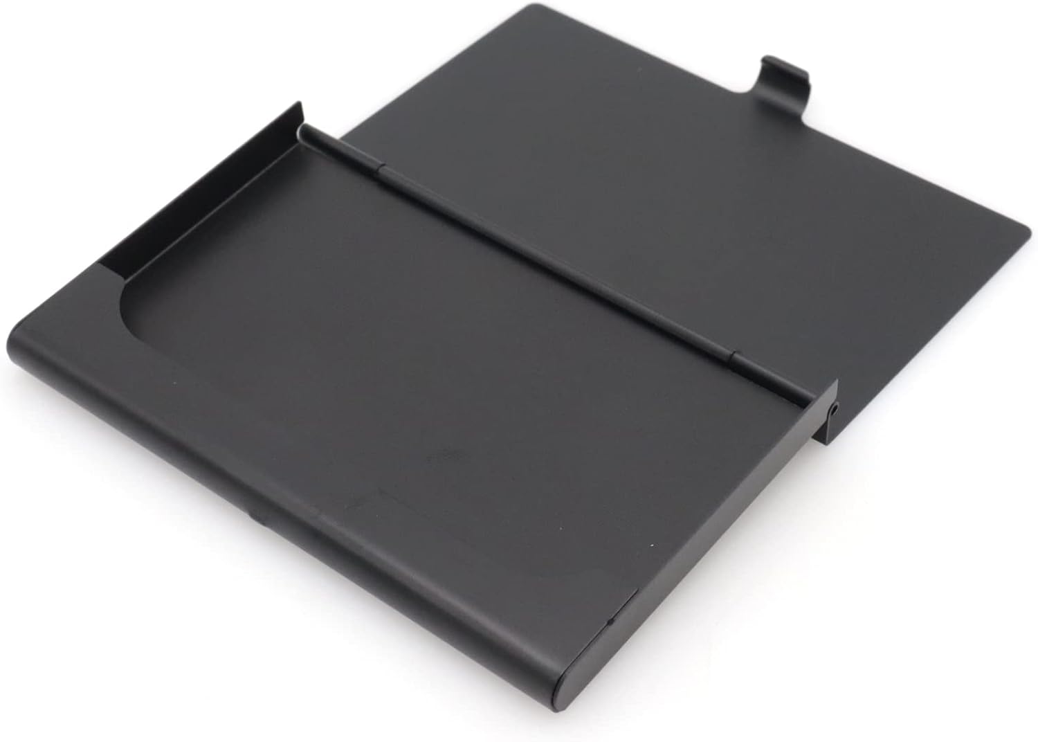 Joyangy Paquete de 2 tarjeteros de metal dorado, funda para tarjetas de visita de aleación de aluminio, funda abatible de bolsillo delgado,