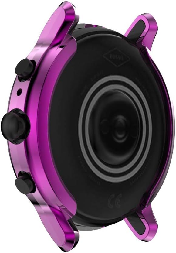 Fundas de reloj adecuadas para Fossil Gen 5 Carlyle todo incluido galvanizado TPU carcasa protectora accesorios de reloj