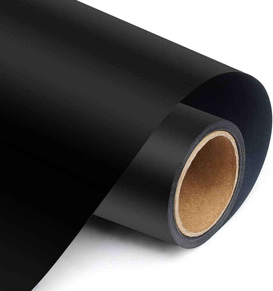 10ft Black PU Vinyl Cutter Plotter DIY Heating Press Transfer T-Shirts Small Business(Item#002301×3.4)