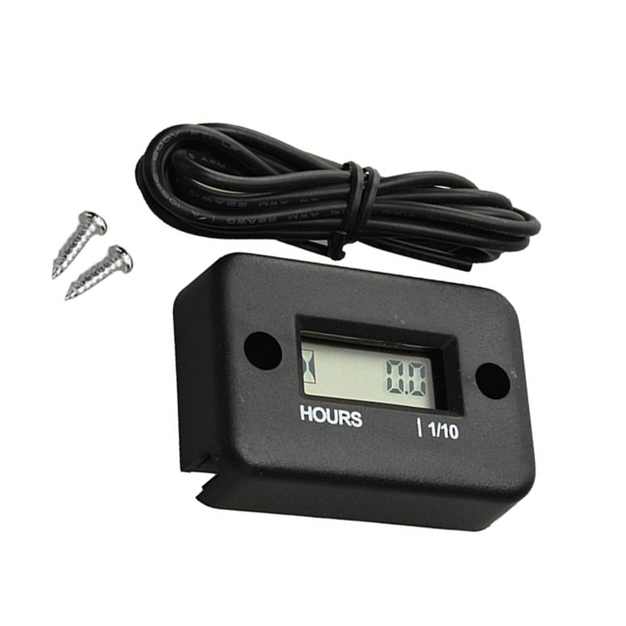 SUPVOX 3 Pcs Digital Tachometer Motorcycle Digital Tach Hour Meter Engine Tachometer Timer LCD