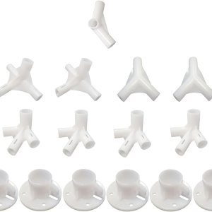 15 piezas de repuesto blancas de repuesto para tienda de campaña, accesorios de toldo, piezas de repuesto para toldo de 10 x 20 pies, para 15 piezas de repuesto blancas de repuesto para tienda de campaña, accesorios de toldo, piezas de repuesto para toldo de 10 x 20 pies, para