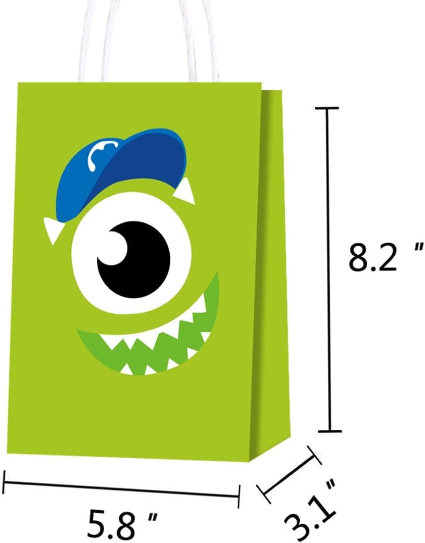 Monster inc – Suministros de fiesta, bolsas de fiesta de monstruo para monstruo con temática de decoraciones de fiesta de cumpleaños para Monster