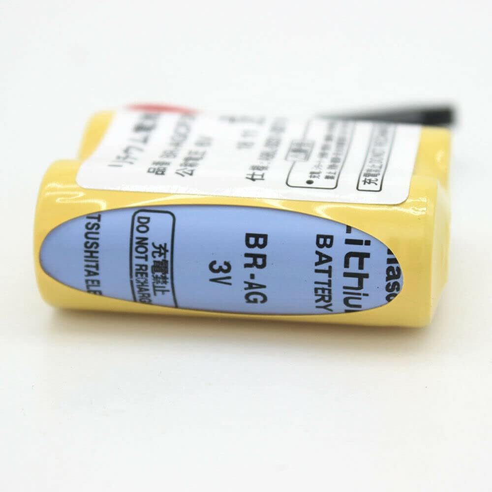BR-AGCF2W – Batería para FANUC de 6 V, 2200 mAh, A98L-0031-0011 # L con enchufe negro, no recargable