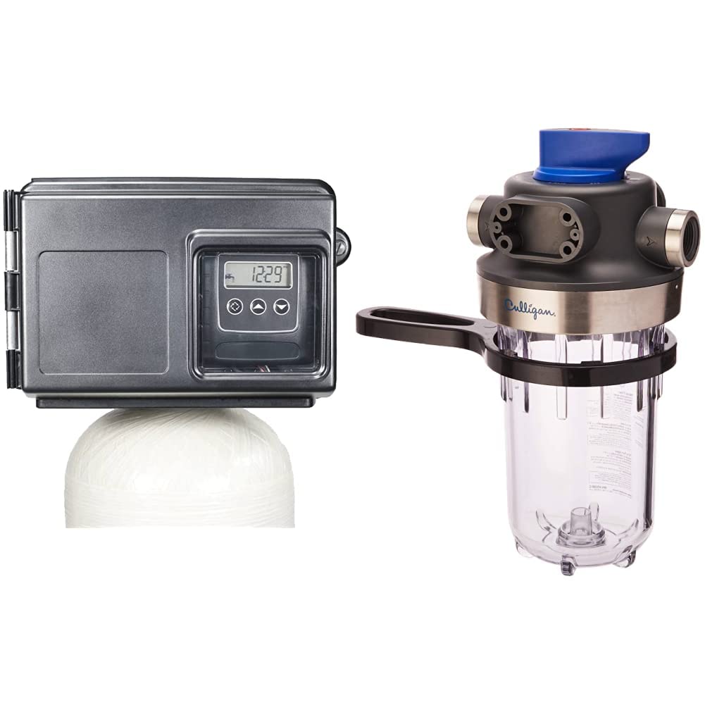 AFWFilters AIS10-25SXT AFW Filtro de agua oxidante para eliminación de hierro, azufre y manganeso con inyección de aire, almendra o negro y Culligan
