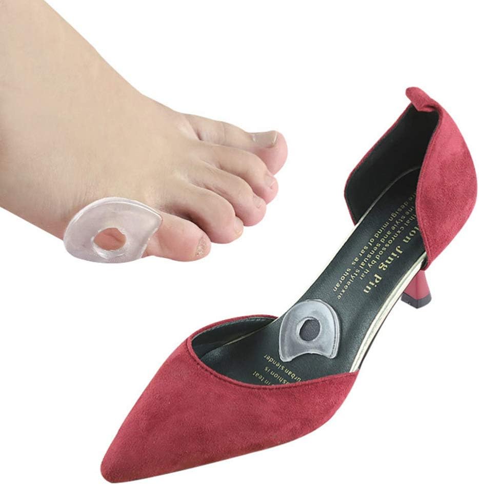 4 hojas de almohadillas de gel en forma de U para callos cojines de callos para dedos y pies, almohadillas adhesivas para callos de maíz y dolores
