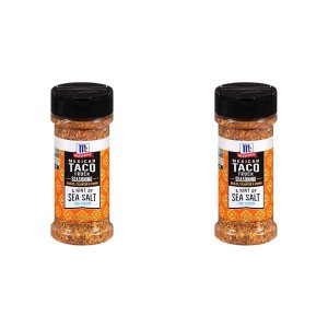 McCormick A Hint of Sea Salt – Condimento mexicano para camiones de tacos, 4.27 onzas (paquete de 2) McCormick A Hint of Sea Salt – Condimento mexicano para camiones de tacos, 4.27 onzas (paquete de 2)