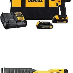 Dewalt DCD771C2 – Kit de taladro compacto inalámbrico de iones de litio de 12 pulgada y sierra recíproca, solo herramienta descubierta Dewalt DCD771C2 – Kit de taladro compacto inalámbrico de iones de litio de 12 pulgada y sierra recíproca, solo herramienta descubierta