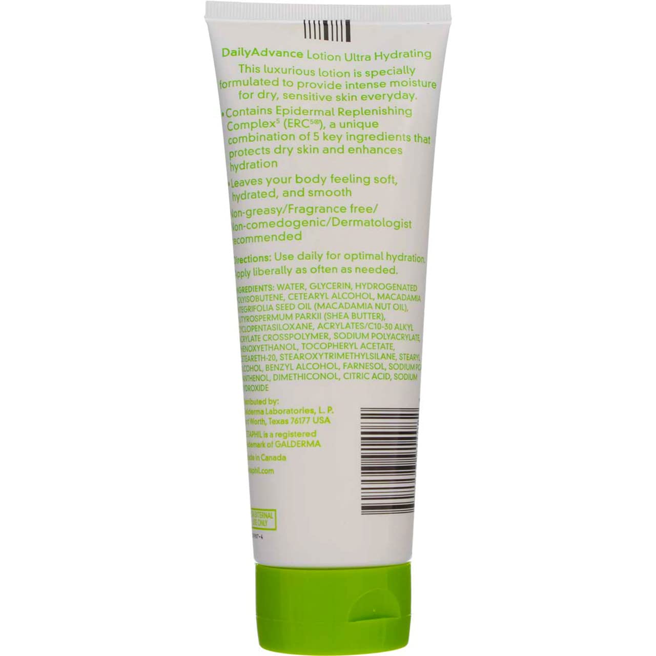 Cetaphil DailyAdvance Loción Ultra Hidratante para Piel SecaSensible, 8 oz (Paquete de 4)