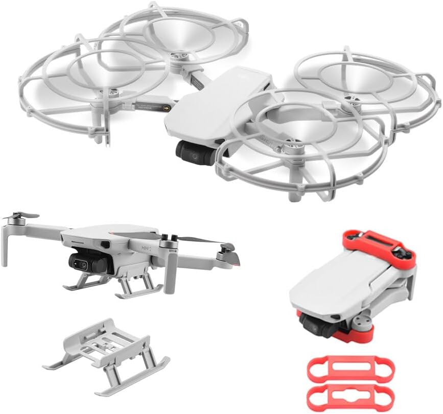 for DJI Mini 2  Mini SEMavic Mini Propeller Guard Prop Blade Stabilizer Landing Gear (Color  3 in 1-01)