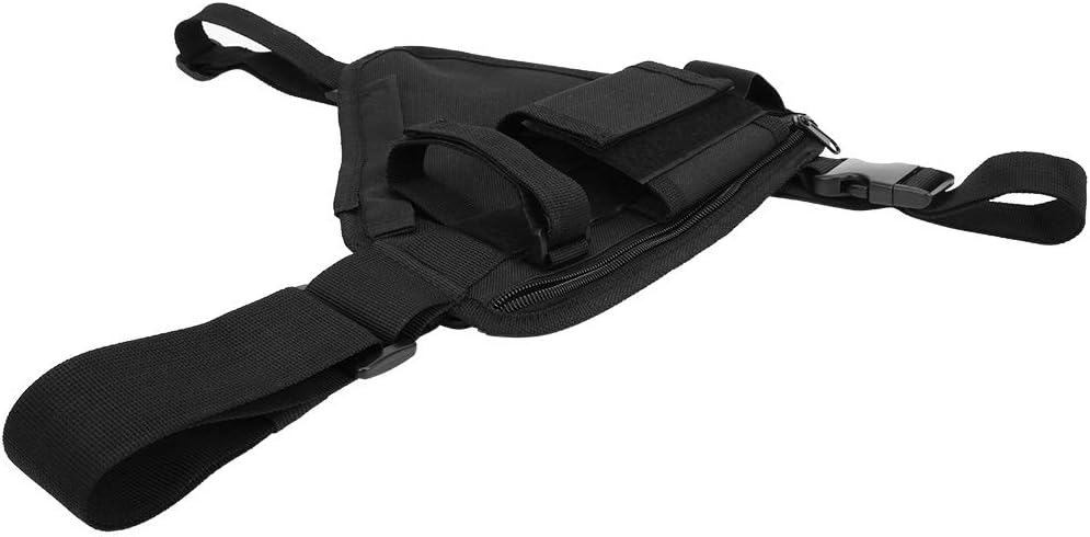 Fydun 10.2×6.69ies chaleco portátil bolsa de pecho bolsa negro con deportes recreativos St