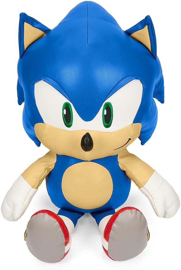 Kidrobot Sonic The Hedgehog – Peluche de piel sintética de 16 pulgadas