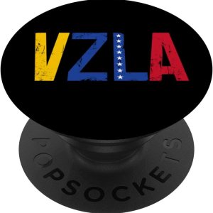 Venezuela VZLA Vintage Pride Bandera Venezolana PopSockets Estándar PopGrip Venezuela VZLA Vintage Pride Bandera Venezolana PopSockets Estándar PopGrip
