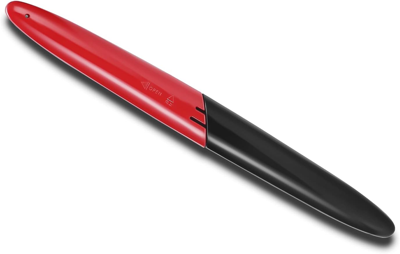 SHI BA ZI ZUO Pelador de cuchillos de frutas portátil de 3.6 pulgadas con funda para cortes precisos y precisos