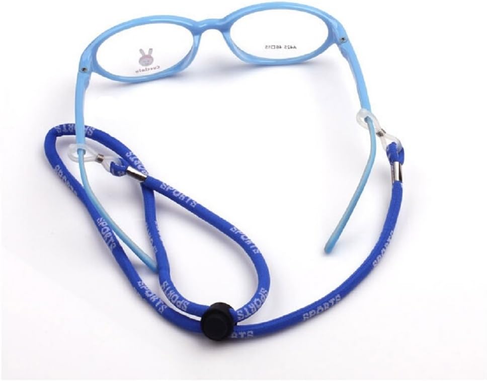 yueton Gafas de sol ajustables de seguridad deportiva, con grosor antideslizante, ajuste universal, correa de retención para gafas, accesorios para