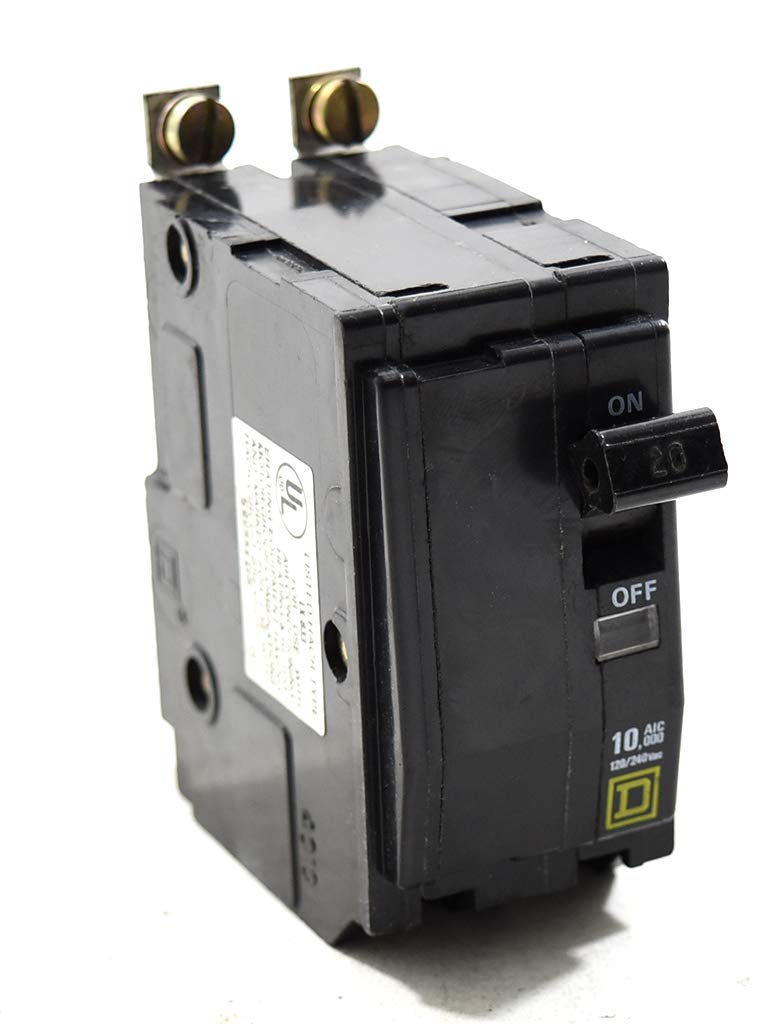 Cuadrado D QOB220 perno en disyuntor 2P 20 amperios 120240Vac48Vdc