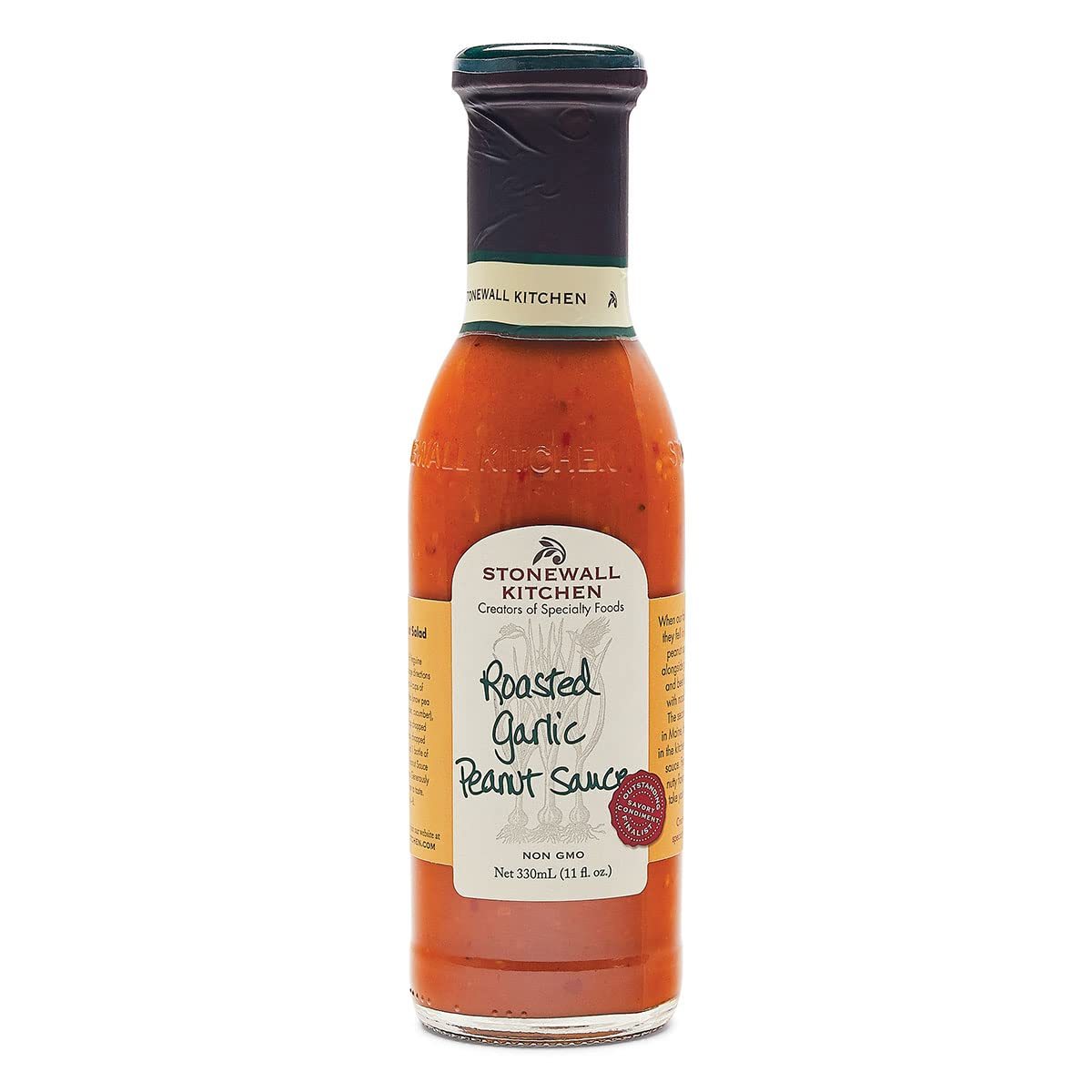 Stonewall Kitchen Salsa de maní y ajo asado, 11 onzas