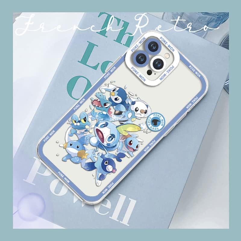 Fundas protectoras delgadas transparentes con diseño de monstruo de bolsillo de agua, suave, a prueba de golpes, para niños, niñas, adolescentes,