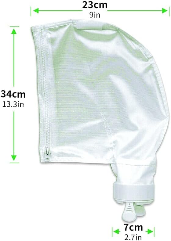Giltswift Polaris 280480 – Bolsa con reemplazo de limpieza de barrendero para limpieza de residuos Polaris Pool Bolsa con cremallera k13 k16 y 2