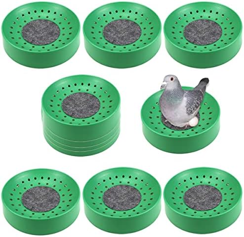 Nido de paloma, 10 cuencos de plástico para nido de pájaros, cuenco de nido de paloma, nido de cría para palomas, codornices cría de eclosionados,