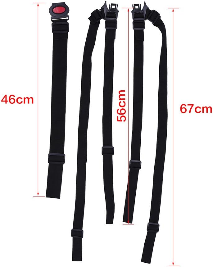 Correas para silla alta, correa de arnés de 5 puntos para silla alta, ajustable, tendencia de bebé, cinturón de seguridad universal, repuesto de