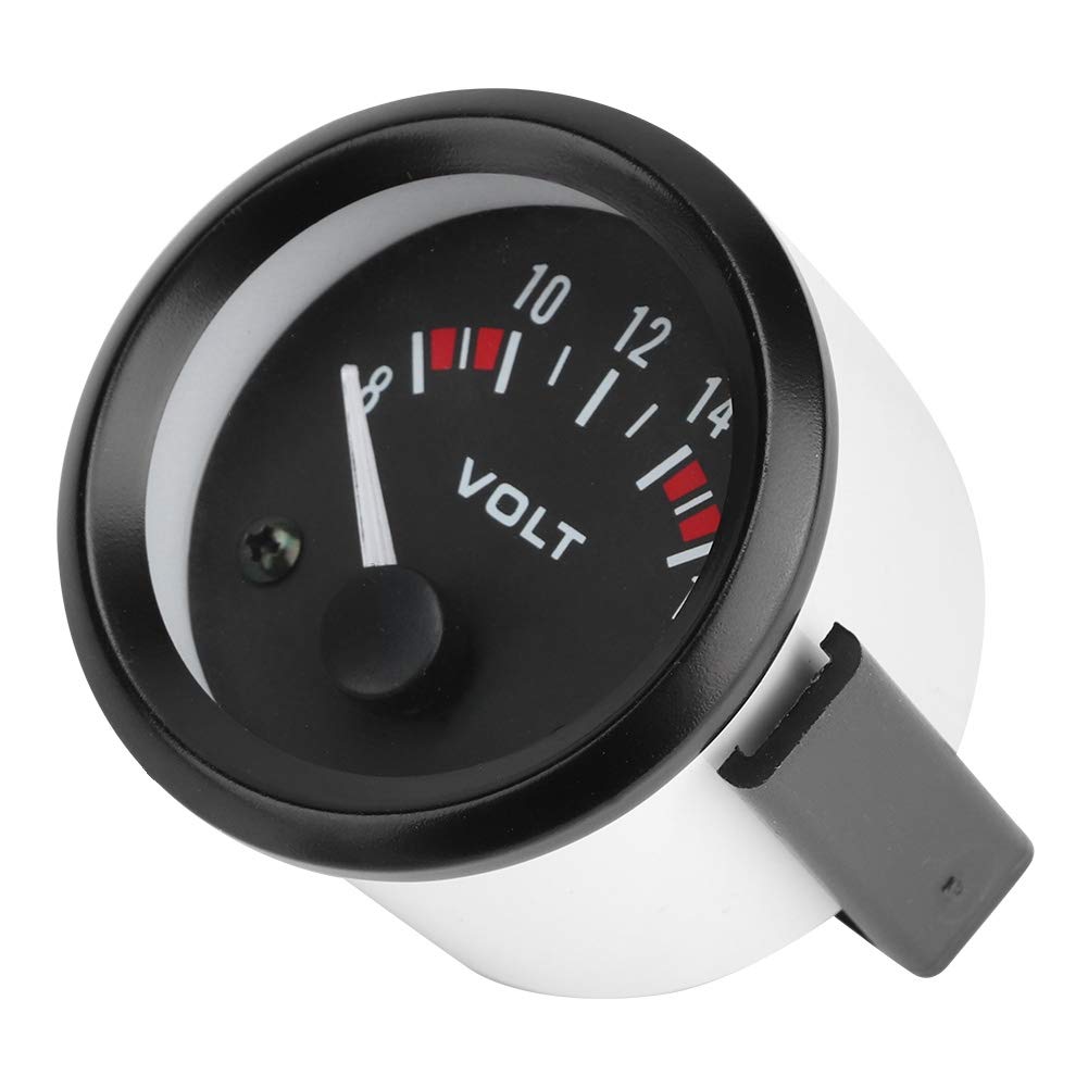 Voltímetro 12V 52mm2in Medidor de Voltaje 8-16V Volt Meter BX100007 Voltímetro Electrónico Voltímetro Voltímetro Medidor de Voltaje para Vehículo