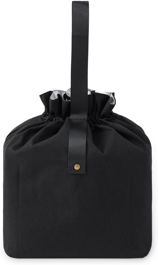 Bolsa de almuerzo reutilizable, bolsa aislada, kit de comida aislado con correas simples para adultos, mujeres y hombres, trabajo, picnic o viajes