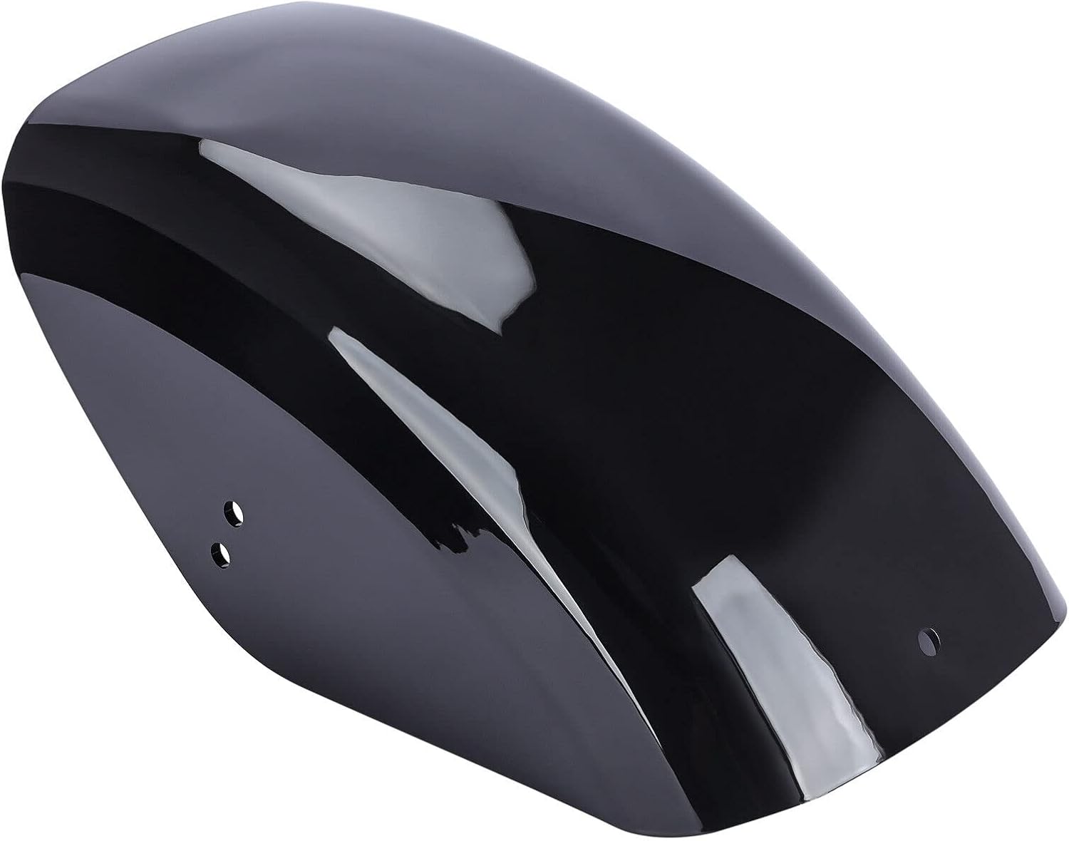 Guardabarros corto trasero de motocicleta de 7 pulgadas para Harley Sportster XL883 XL1200 1986-2023 (negro brillante – guardabarros de plástico ABS)