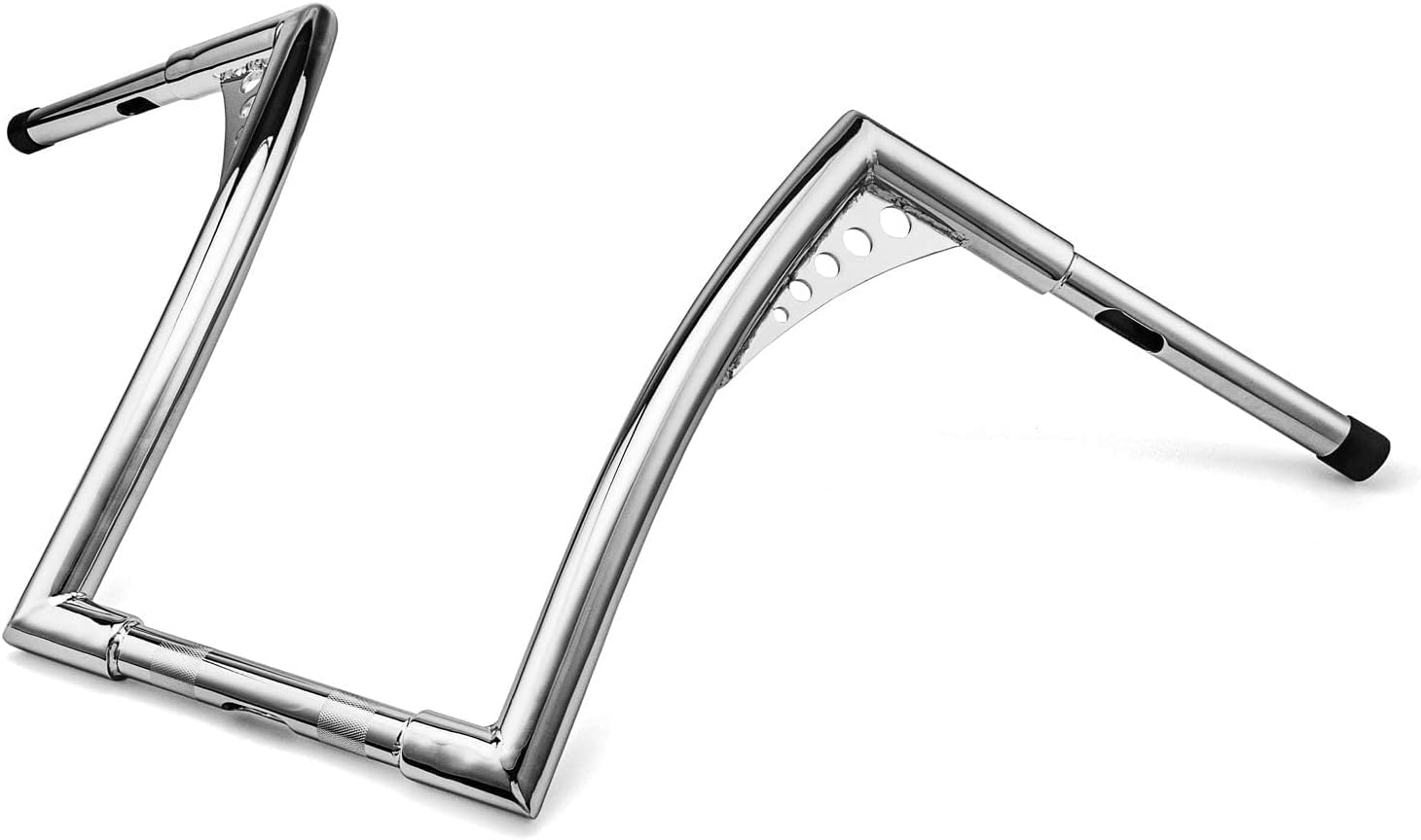 WeiSen Manillar de barra cromada Ape Monkey de 14 pulgadas, barras de mango de 1-14 pulgadas compatibles con modelos Harley Dyna Softail Sportster
