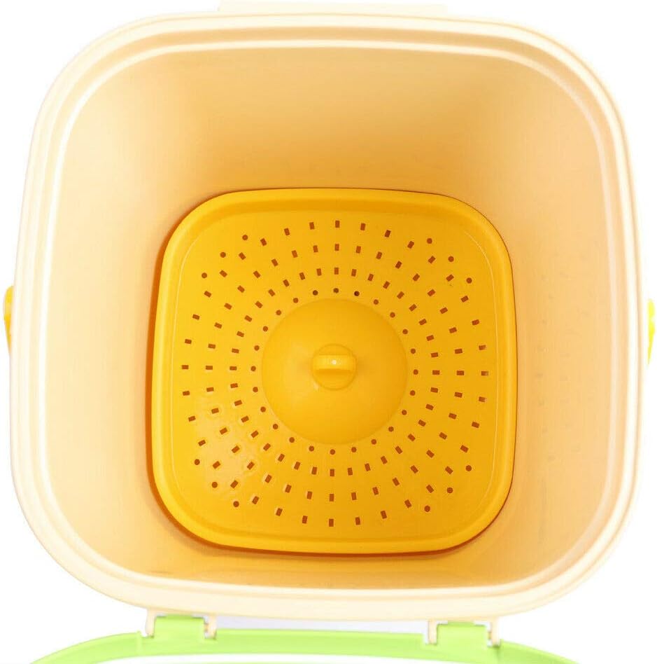 Contenedor de compostaje de interior de 21L, reciclador de alimentos Upthehill y contenedor de compost de cocina, contenedor de compostaje para