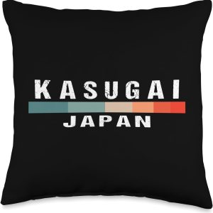 Vintage Travel Souvenirs Kasugai Japan City Trip Throw Pillow, 16×16, Multicolor Vintage Travel Souvenirs Kasugai Japan City Trip Throw Pillow, 16×16, Multicolor