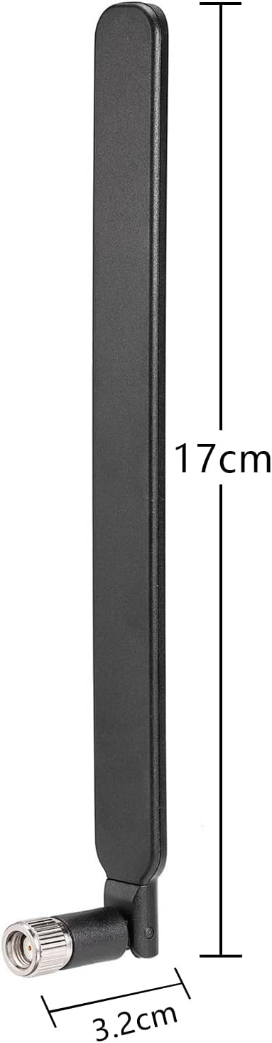 Bingfu Antena SMA macho 0.14oz LTE 5.8dBi compatible con Verizon AT&T T-Mobile Sprint 4G LTE router inalámbrico CPE Hotspot IoT Gateway Modem