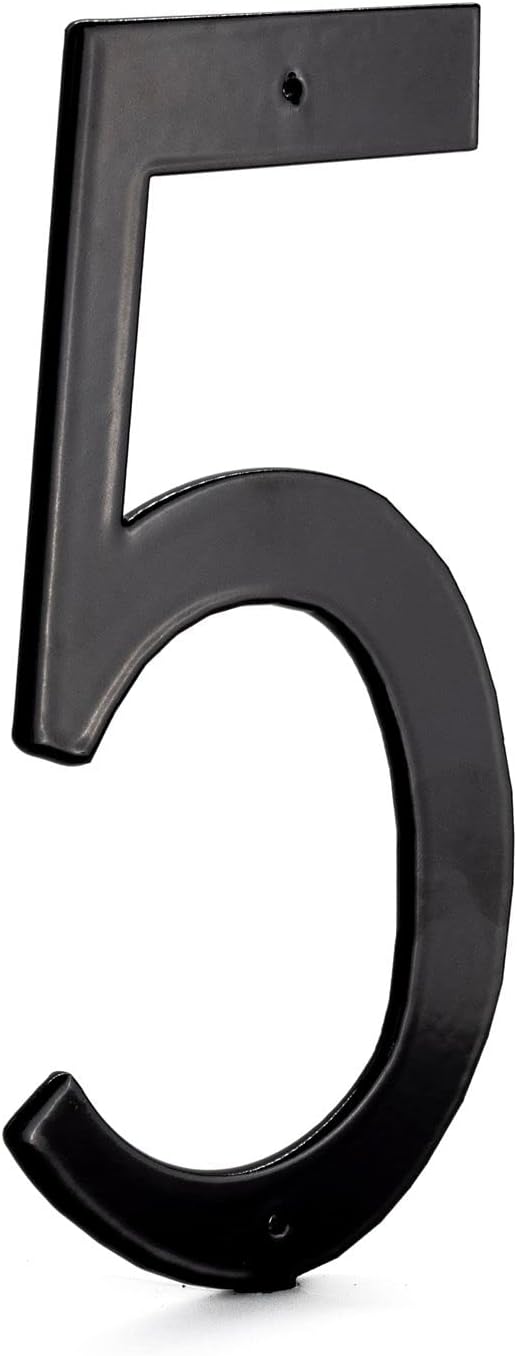 Números de casa estándar – Dirección de montaje empotrado – Más colores y tamaños para elegir – Aluminio sólido de 18″ de grosor – Números de