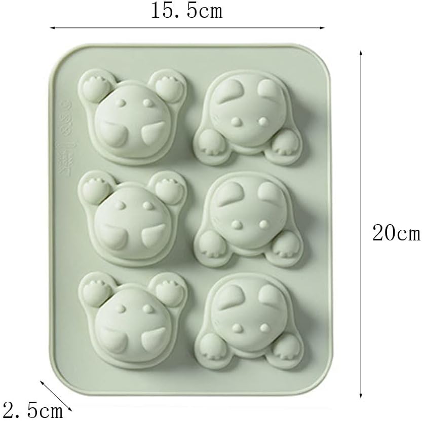 Molde de silicona para cubitos de hielo con forma de gato, 4 piezas de molde para hacer dulces para gatos, moldes novedosos de silicona para gatos,