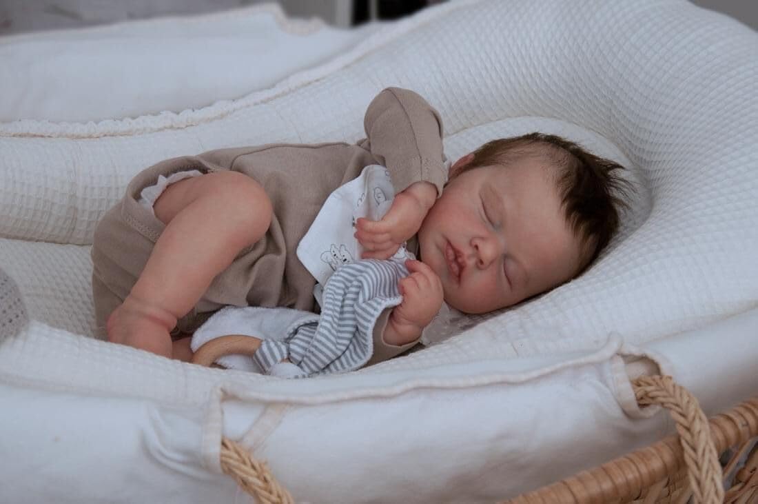 RXDOLL Muñeca Reborn de bebé recién nacido de 20 pulgadas, muñecas realistas de bebé recién nacido que se ven como muñecas de bebé de cuerpo suave