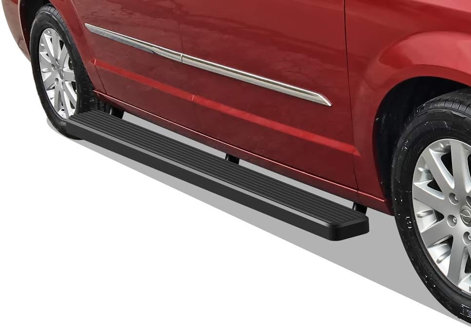 APS iBoard – Estribos de acero inoxidable de 6 pulgadas compatibles con Dodge Grand Caravan 2011-2020 y Chrysler Town Country 2011-2016 (escalones