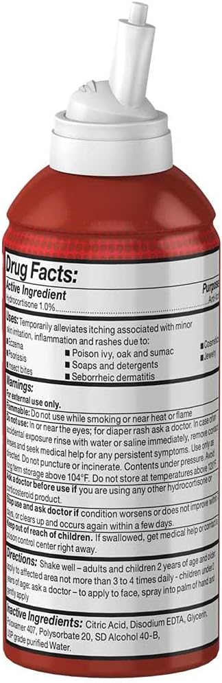 NeilMed Spray antipicazón (alivio) hidrocortisona 1%, 3 onzas (paquete de 3)