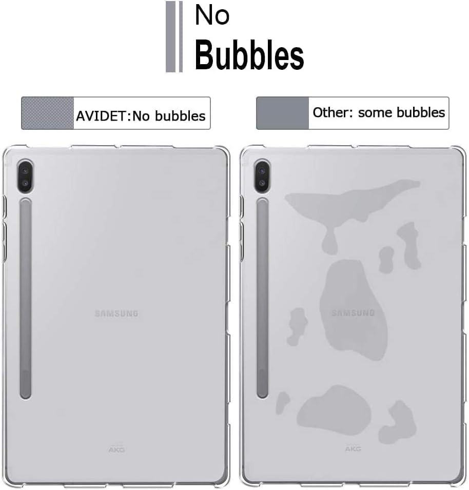 Funda para Samsung Galaxy Tab S9 FE+ de 12.4″, ultra delgada, suave, mate, transparente, carcasa trasera transparente para Samsung Galaxy Tab S9 FE