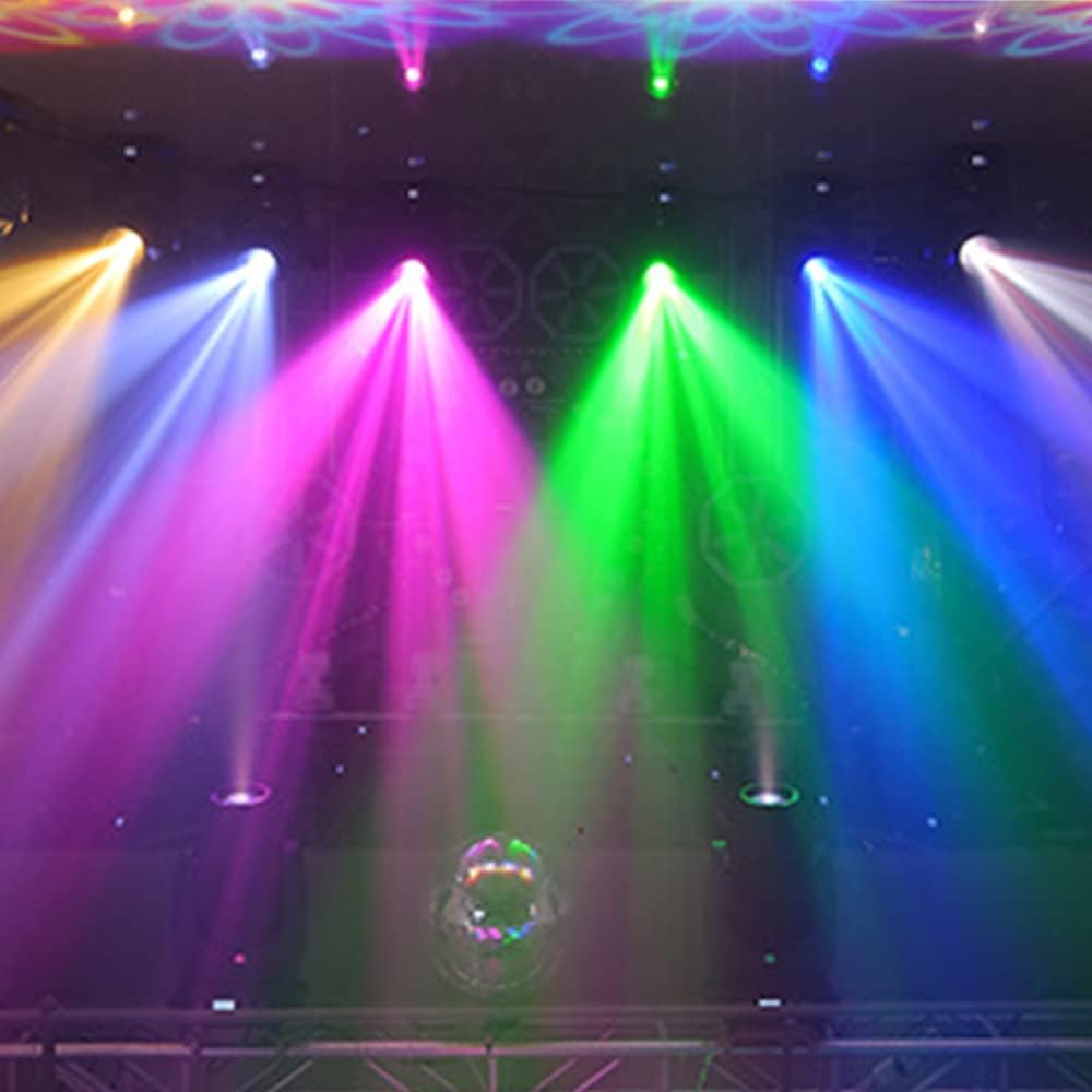 Beam 17R 350W Cabeza Móvil Luces de escenario Gobos DMX DJ 18R Efectos con Flightcase para Boda DJ Bar Disco Fiesta Navidad