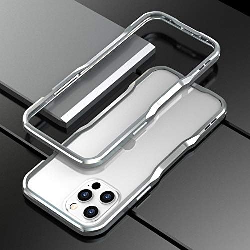 HENGHUI Parachoques de aluminio compatibles con iPhone 12 ProiPhone 12 de 6.1 pulgadas, marco de metal, amortiguador, diseño delgado y fresco