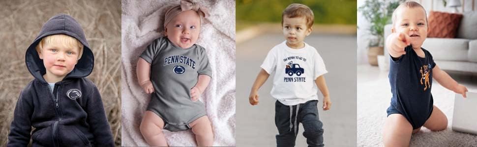 Penn State – Enredadera de fútbol con licencia oficial para bebés