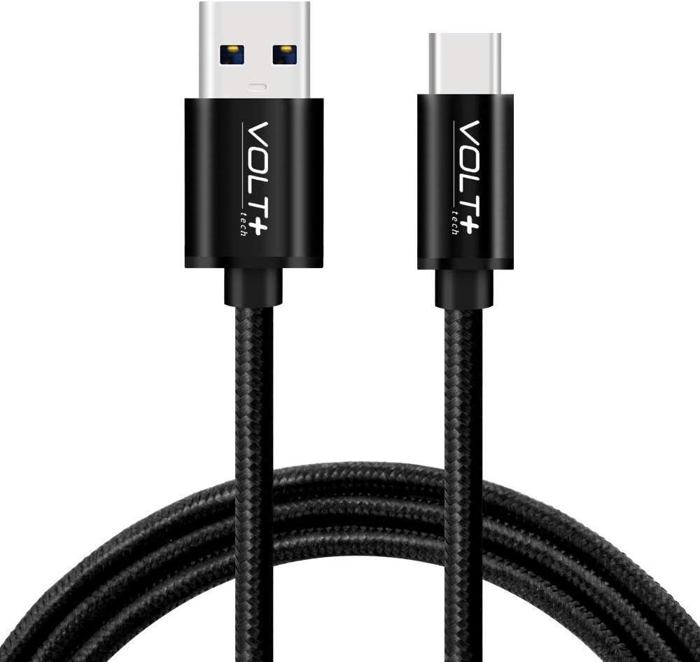 Cable trenzado USB tipo C PRO compatible con tu Xiaomi Poco X3 GT a carga completa de 65 vatios y velocidades de transferencia de datos de 5 Gbps
