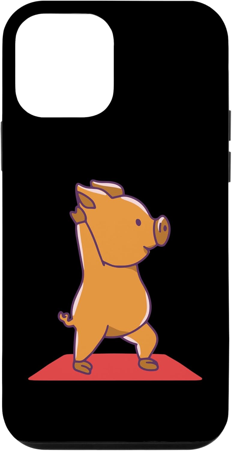 iPhone 12 mini pig yoga pose funny Case