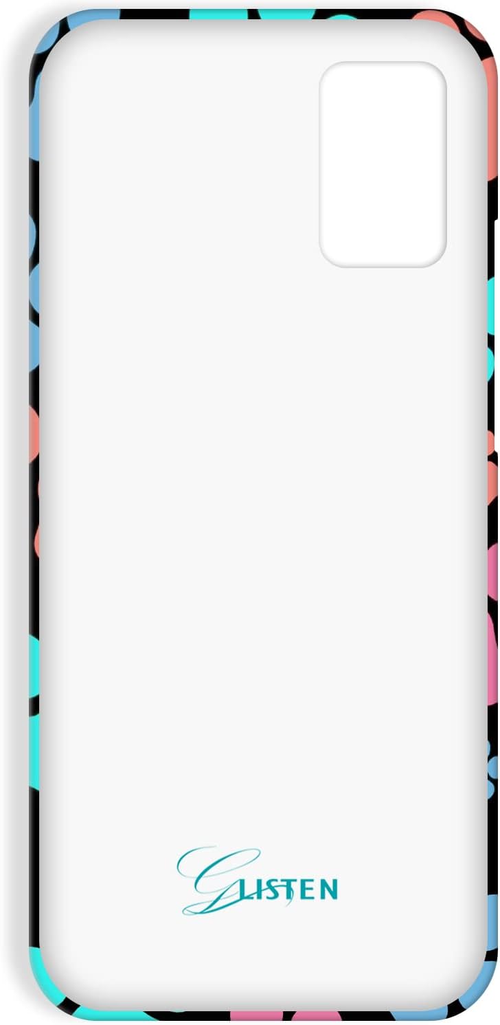 Glisten – Funda para Samsung Galaxy A03s, Samsung A03s – Diseño de huella de perro impreso de plástico delgado a presión en la parte trasera