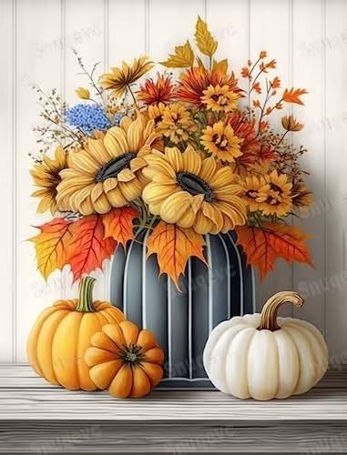Rompecabezas de madera para adultos de 70 piezas con diseño de girasol con calabaza, regalo desafiante para los amantes de los rompecabezas,