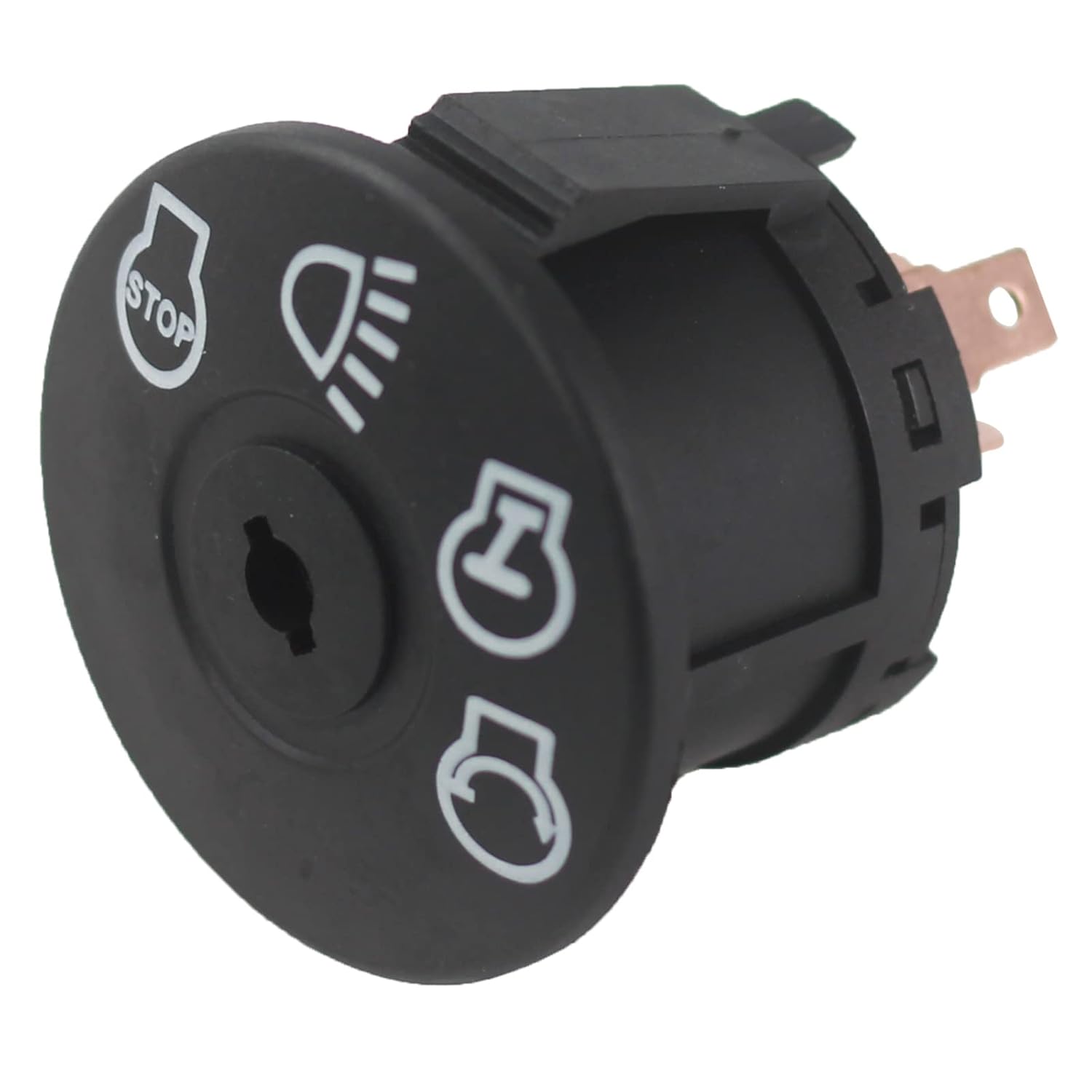 Interruptor de encendido con llave 7 terminales de repuesto para Husqvarna Craftsman John Deere MTD Murray Riding Lawn Mower 175566 175442 163968