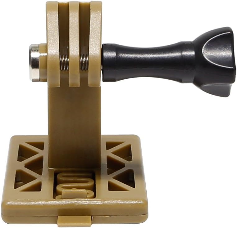AOUTACC Soportes tácticos para excavadora para casco GoPro o base de casco NVG (bronceado)