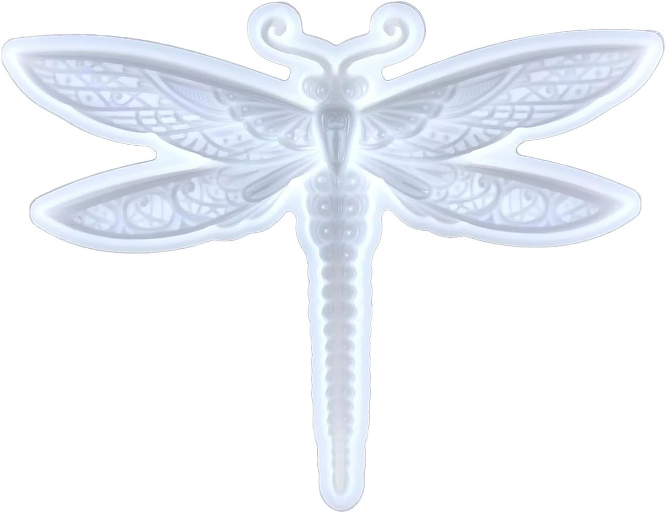 ZHENXI – Molde de silicona con diseño de libélulas en relieve para decoración de pared y adornos colgantes, suministros de manualidades, molde de