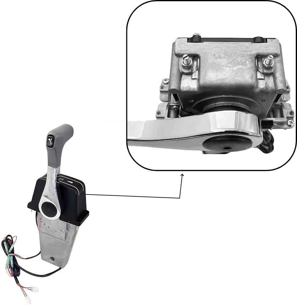Para Suzuki motor fuera de borda Montaje de control remoto 67200-93J13 Top Mount Power Trim Remolque