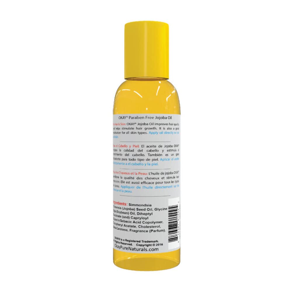 OKAY ACEITE DE JOJOBA PARA PIEL Y CABELLO 2oz  2.0 fl oz