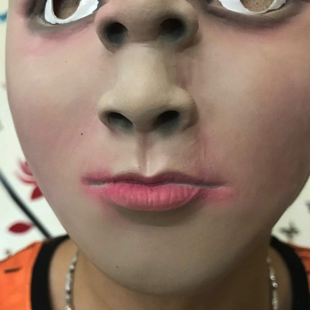 ALXOY GHDLM – Máscara de látex de cuatro ojos para Halloween, máscara realista para disfraz de Halloween, fiesta de disfraces y accesorios de cosplay